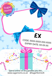 Gift Card (PHYSICALLY POSTED) - Winter Snowflake Design