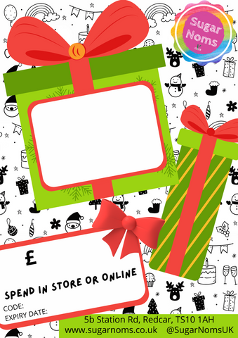 Gift Card (PHYSICALLY POSTED) - Christmas Present Design