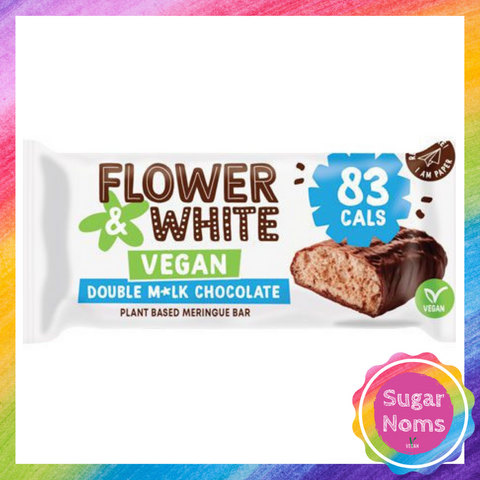 Double Chocolate Dipped Meringue Bar by Flower & White (GF)