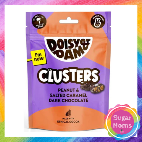 Doisy & Dam Peanut & Salted Caramel Clusters Sharing Bag 80g (GF)