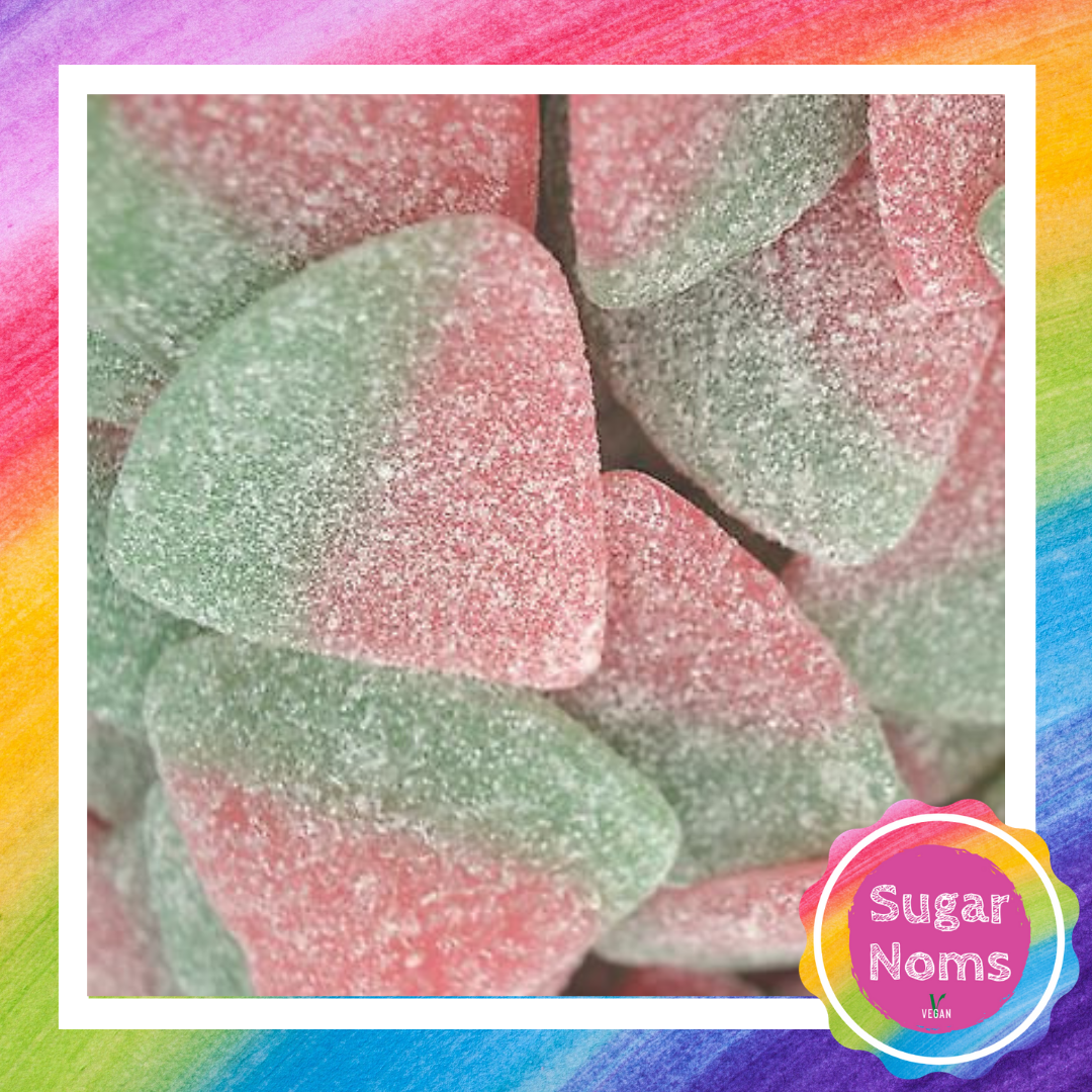 Vegan Sour Water Melon Slices Sweets